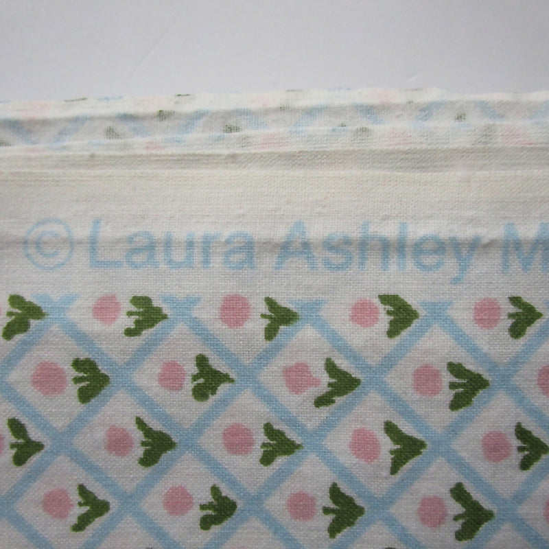 Vintage Laura Ashley Cotton Decorator Fabric, 46” x 2 yards