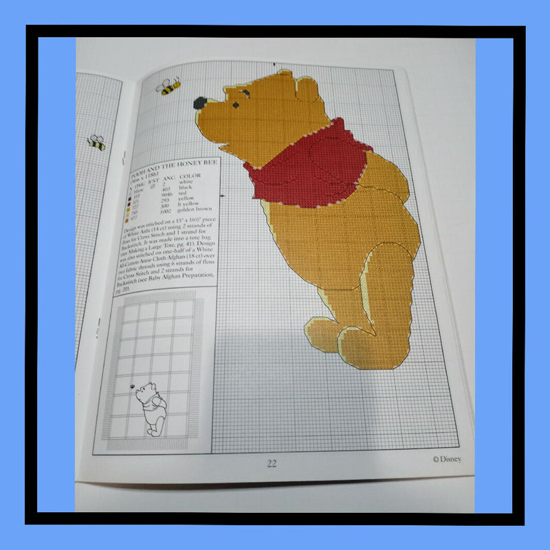 "P" Is For Pooh Crosstitch Pattern Book