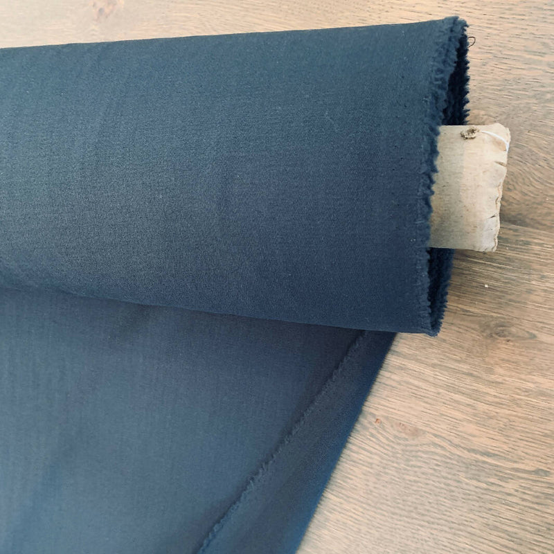 Steel Blue Wool Gabardine - 3 Yds