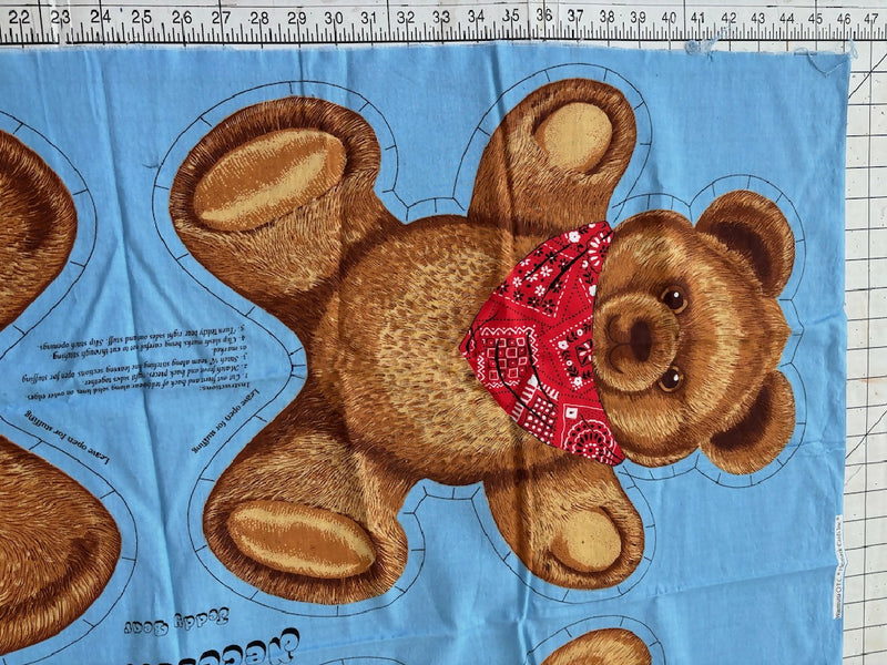 Teddy Bear printed panel