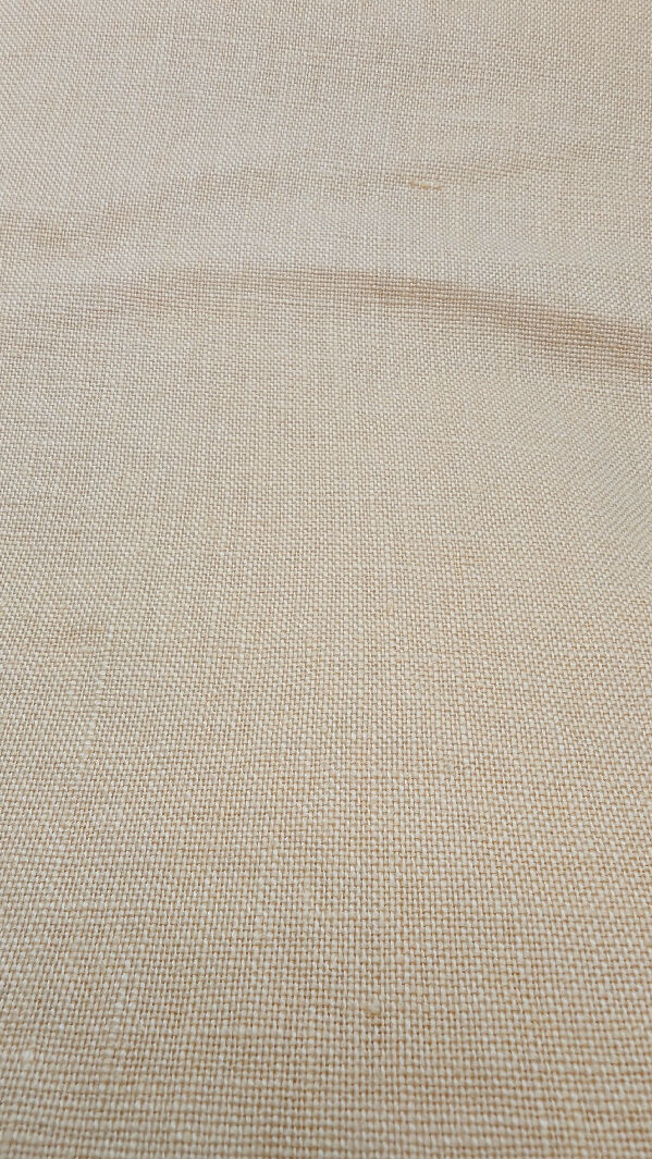Pale Peach Linen Woven Fabric 52"W - 2 1/2 yds