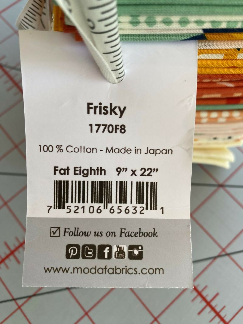 "Frisky" Zen Chic by Moda Fat eighth bundle