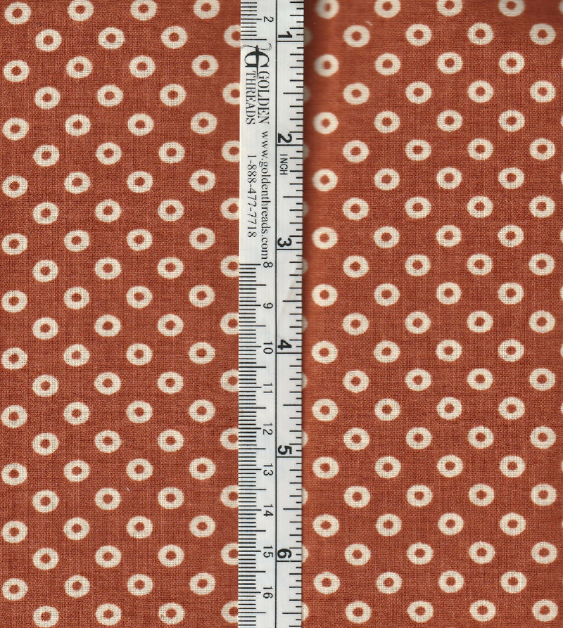 Fabric Circle Dots 5 Fabric BUNDLE 11.06 yd 