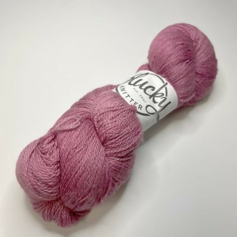 Plucky Knitter Lace Yarn in Pretty Little Pout