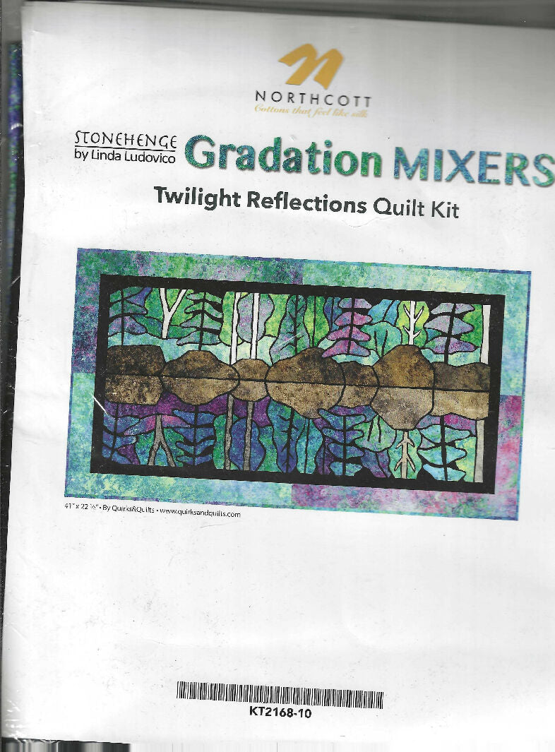 Twilight Reflections Quilt Kit, 41"x22.5", Northcott Fabric