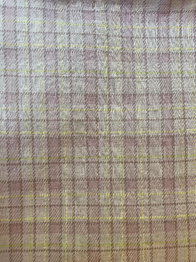 Plaid Jacquard Knit