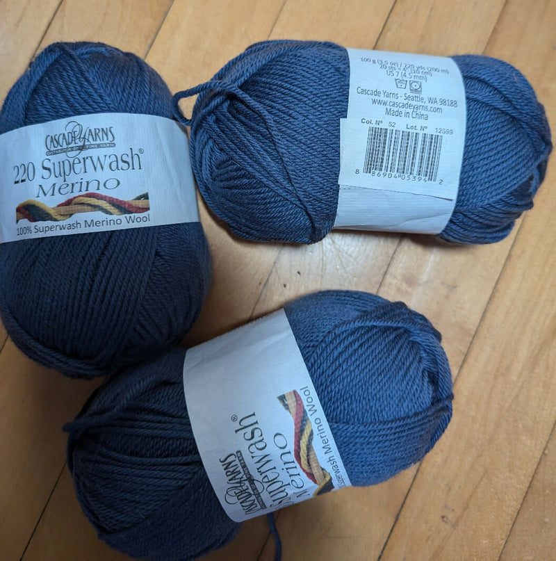 Cascade Yarns 220 Super Wash Merino Worsted Weight