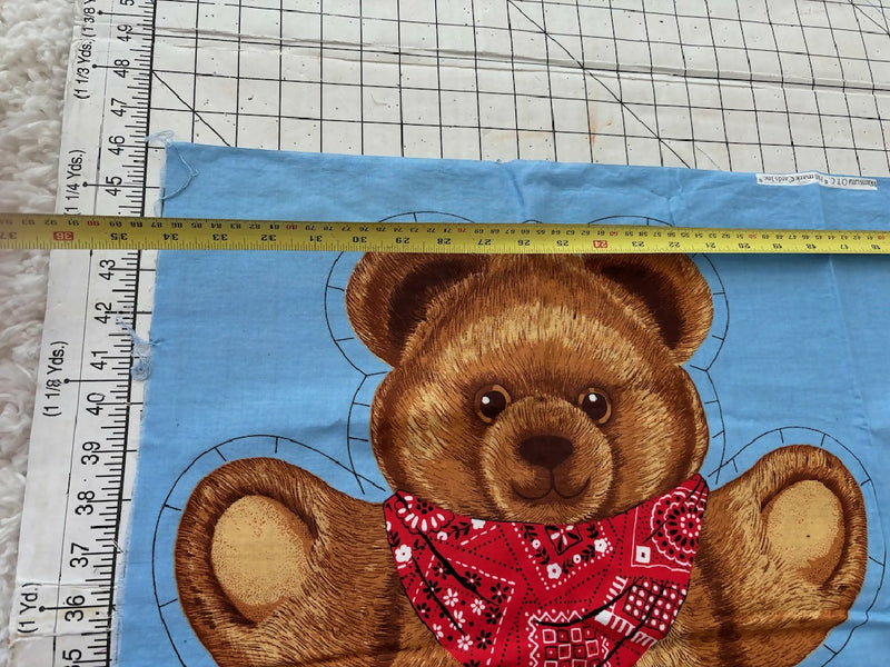 Teddy Bear printed panel