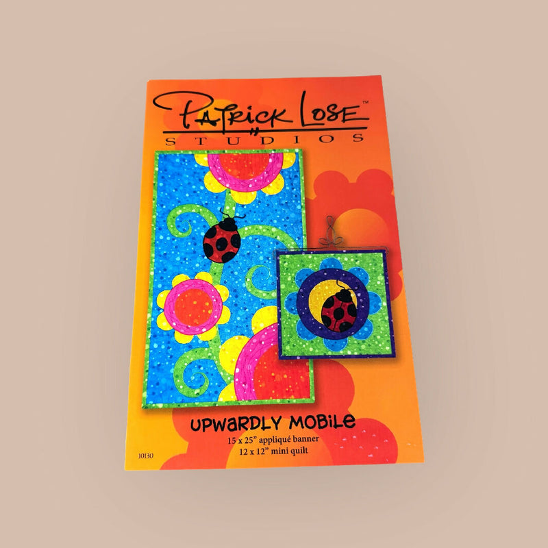 Patrick Lose Studios Upwardly Mobile Appliqué Banner Mini Quilt Uncut Ladybug