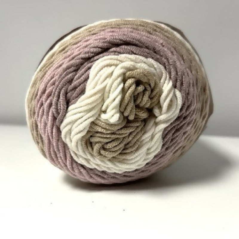 Rainbow Cotton Poly Yarn - 1 Ball