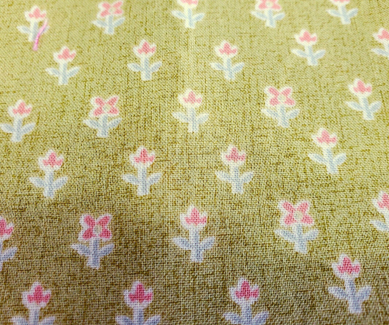 Vintage Fabric by Kaye England Floral Cotton