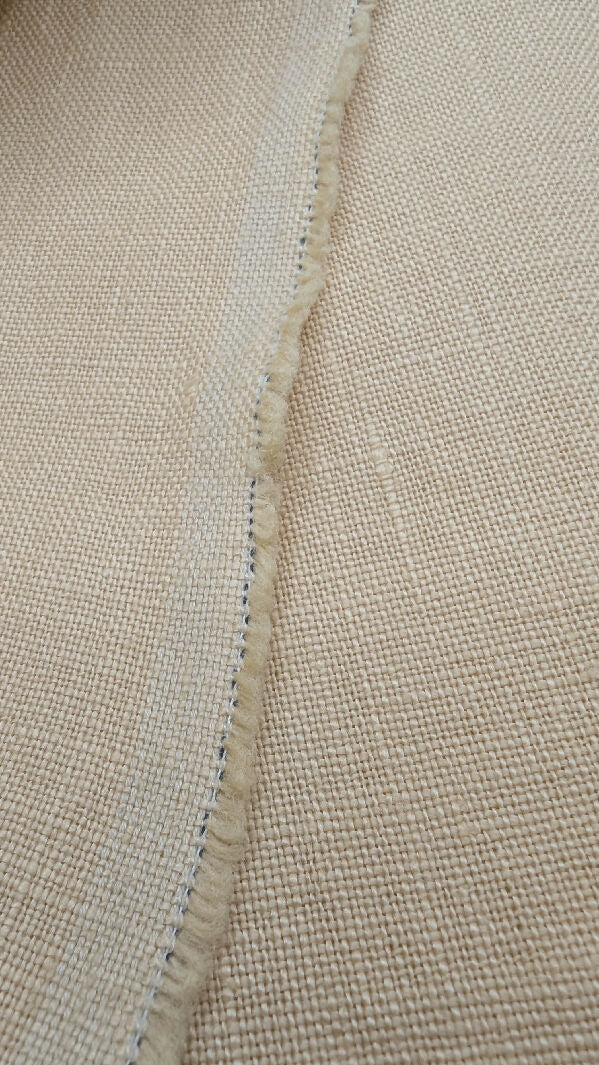 Pale Peach Linen Woven Fabric 52"W - 2 1/2 yds
