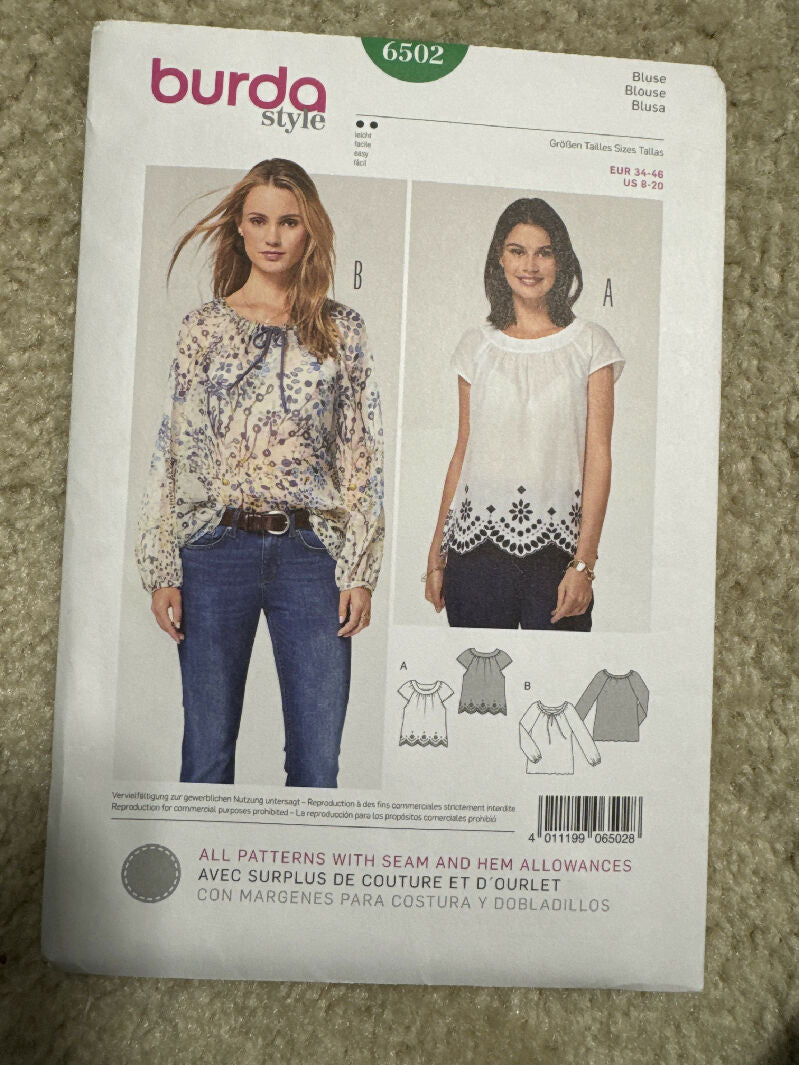 Burda Style Blouse pattern