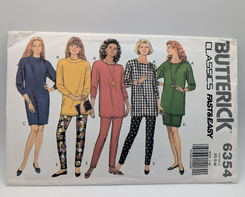 VTG Butterick 6354 Classics Fast & Easy Misses&