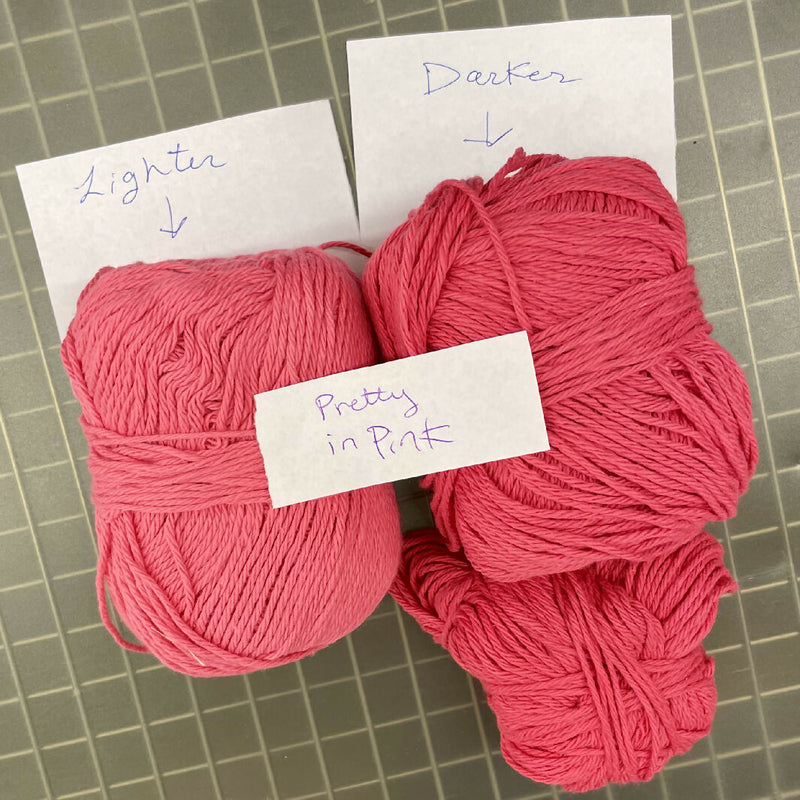 Set of 3 - Sugar n Cream Yarn Pretty in Pink