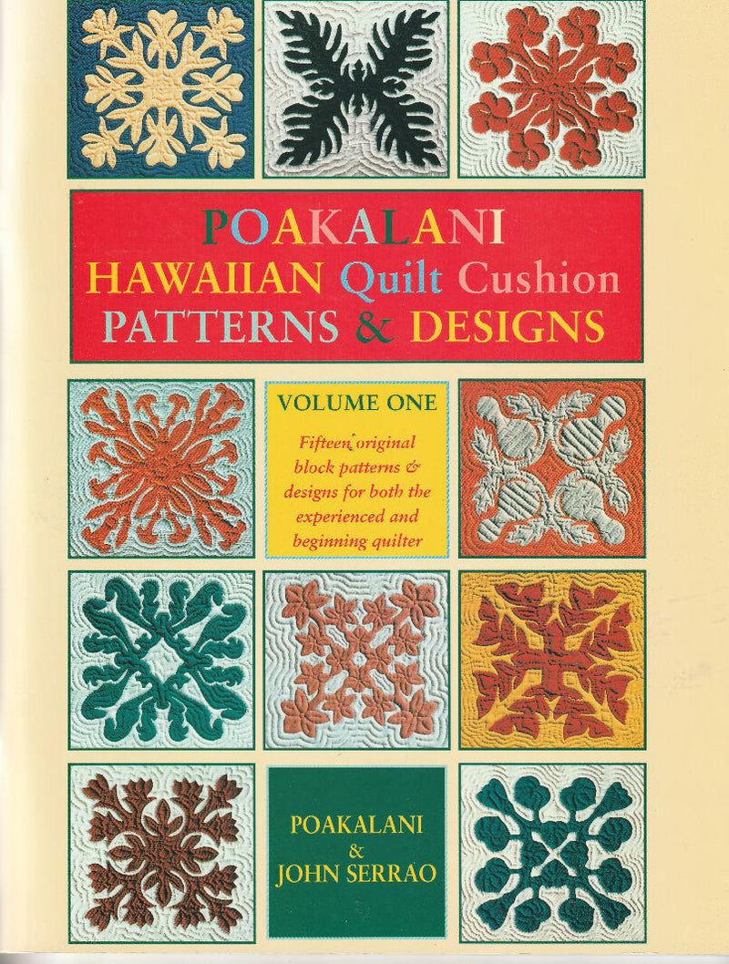 Hawaiian Quilt Cushion Patterns and Designs Poakalani Book Bundle 1, 3, 4