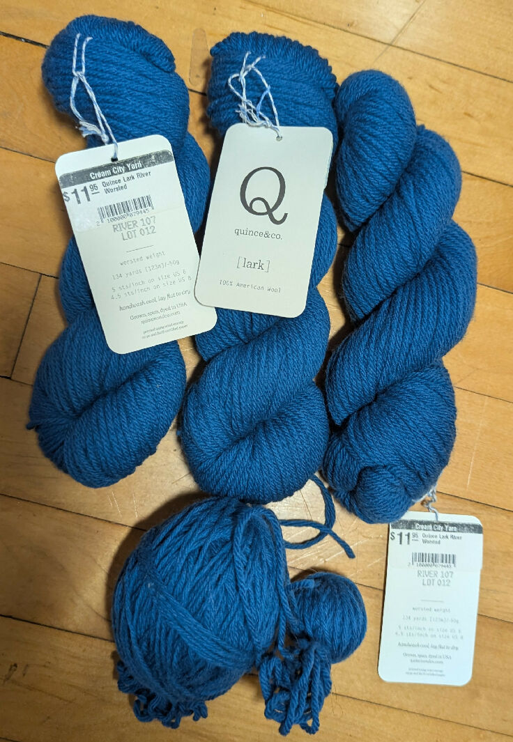 Quince Lark Worsted Weight Wool Yarn