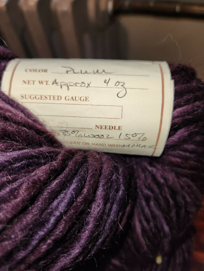 Fiesta Bulky Yarn 4 oz Plum