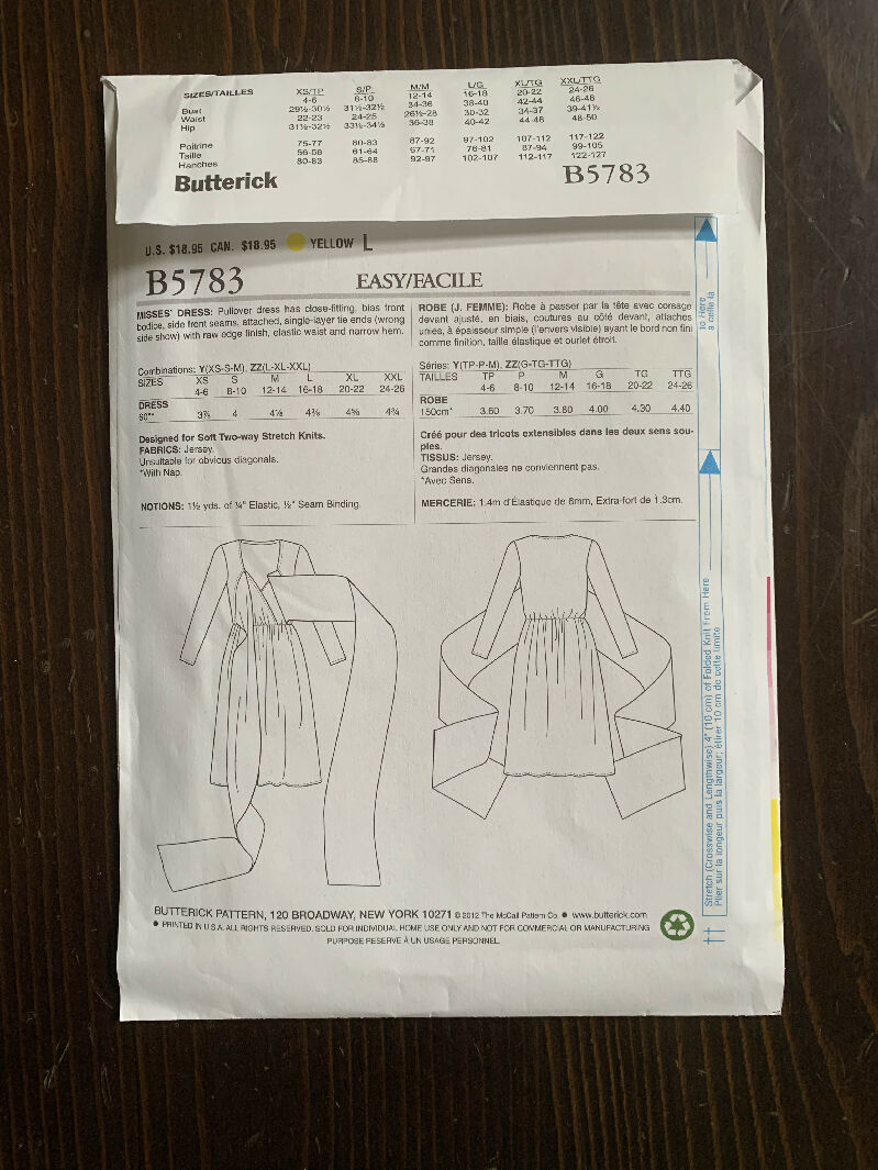 Butterick B5783 Misses&