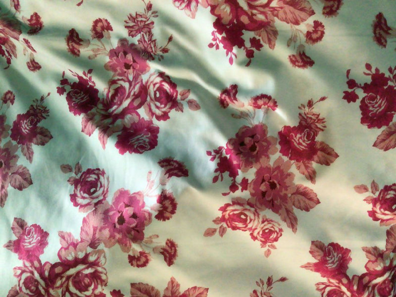 athletic fabric, 3 yards X 60" Pretty flower print