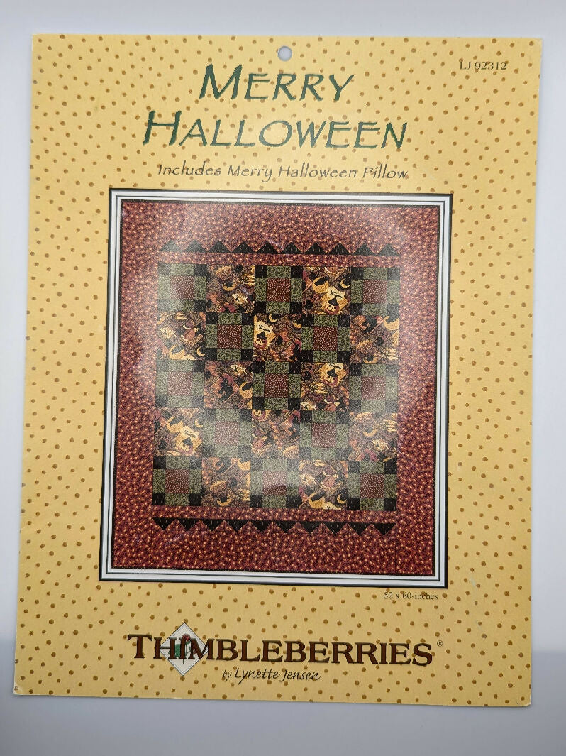 Thimbleberries Halloween Themed Quilt Patterns - Set of 2