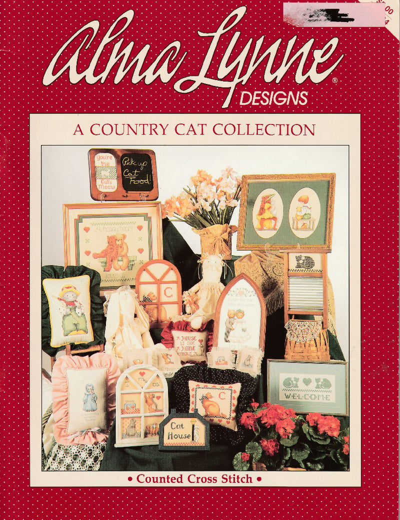 Cats in Counted Cross Stitch 7 Books Leaflets Bundle