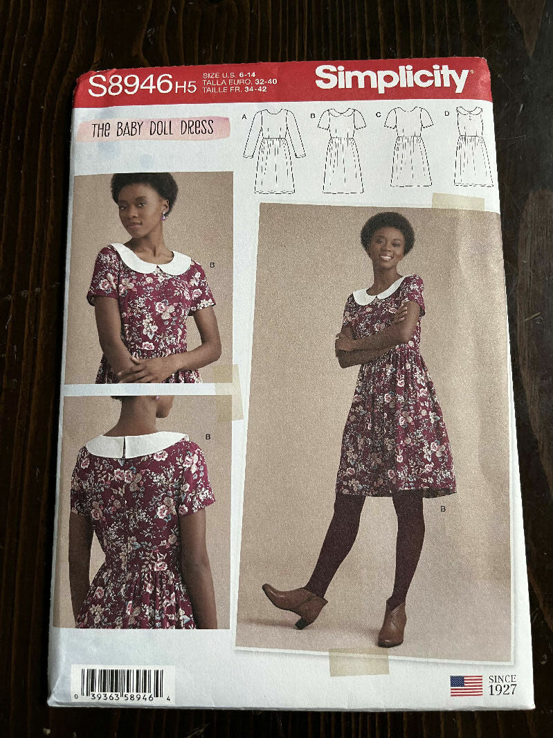 Simplicity 8946 Misses Dress Pattern