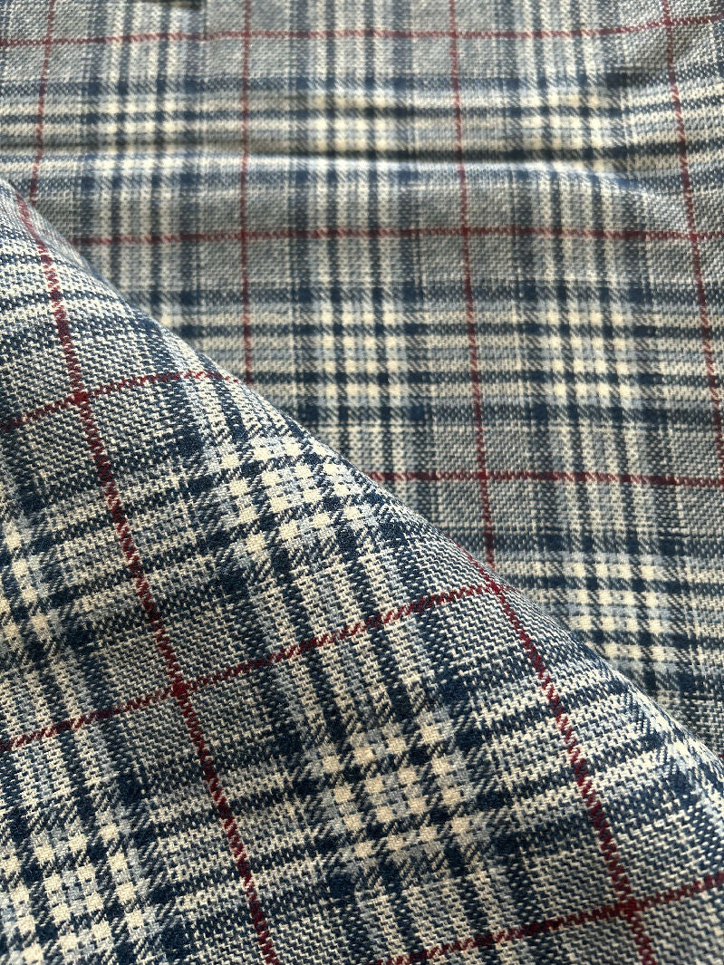 Vintage Pendleton plaid check Wool 8yds 60w