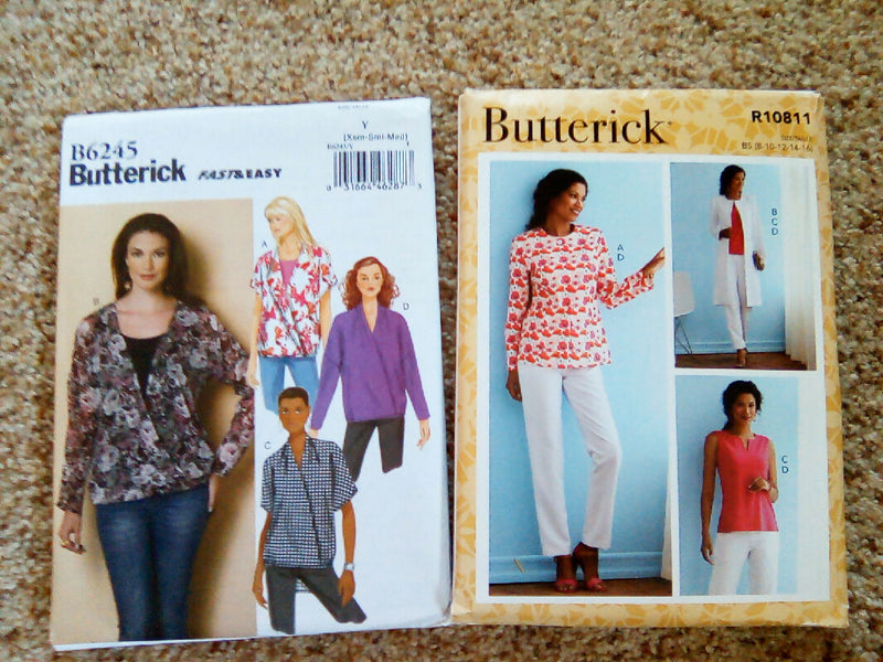 Eleven sewing pattern lot, women, simplicity, butterick, McCalls, size 4-16