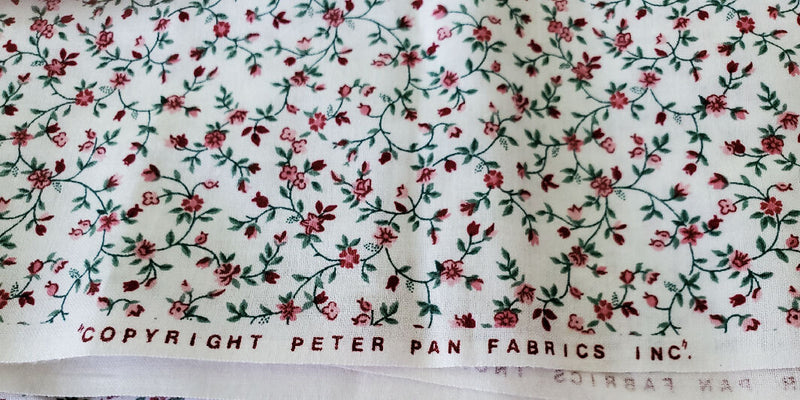 Peter Pan Floral Quilting Cotton Remnant Pieces