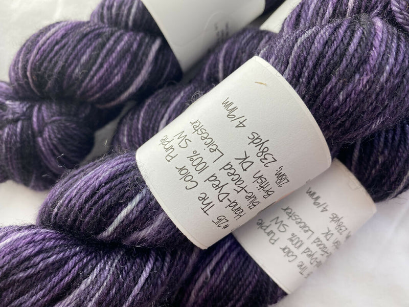 Purple Dk Weight Yarn Lot