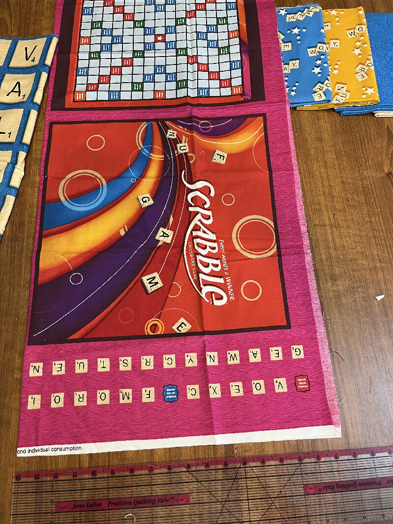 Scrabble FABRIC