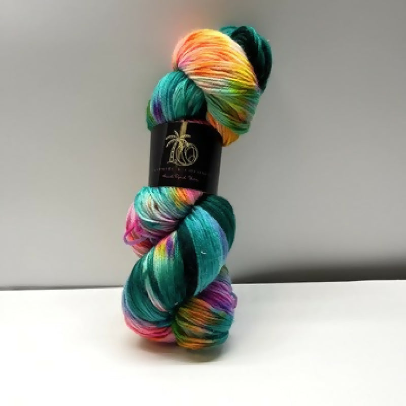 Cashmere and Coconuts MCN Sock in Guppy Colorway - 1 Skein