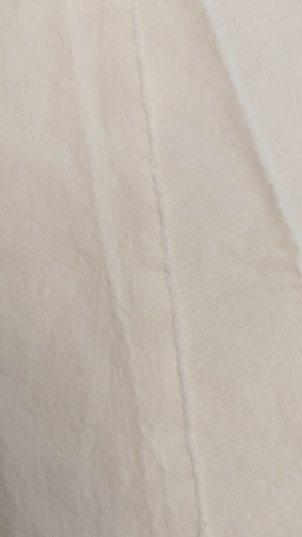 White Cotton Woven Fabric 44"W - 2 1/4 yds