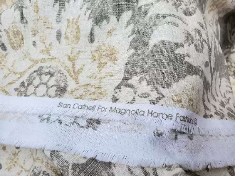 Stan Cathell Cotton Home Decor Fabric Remnant