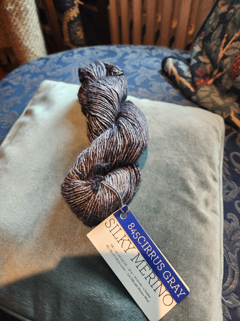 Malabrigo Silky Merino -cirrus grey