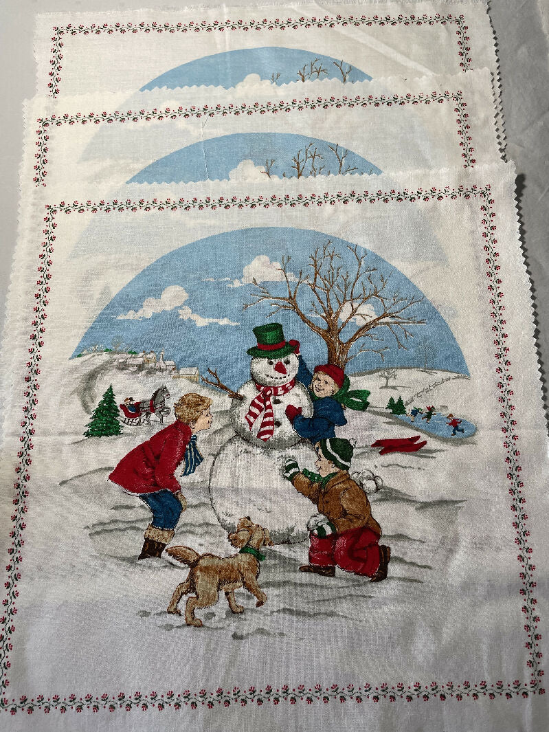 Vintage Christmas panels