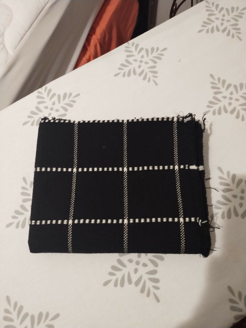 Black & White Striped Cotton Fabric