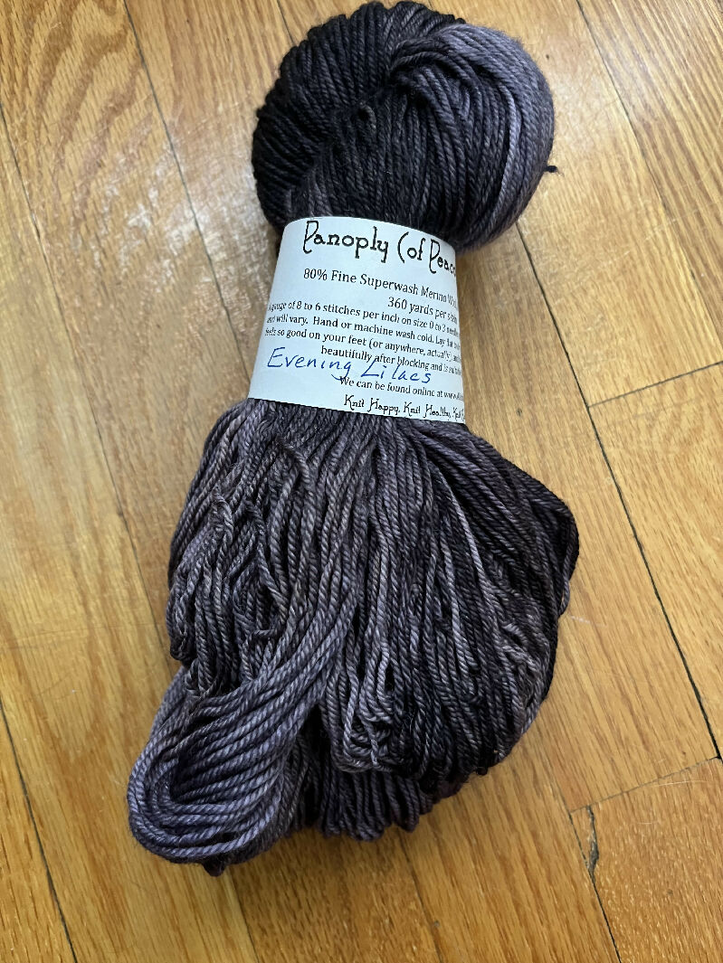 Hand-dyed Merino cashmere Nylon yarn