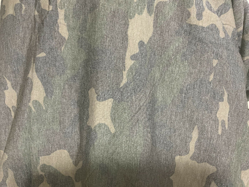 3yds of camo print rayon knit jersey fabric