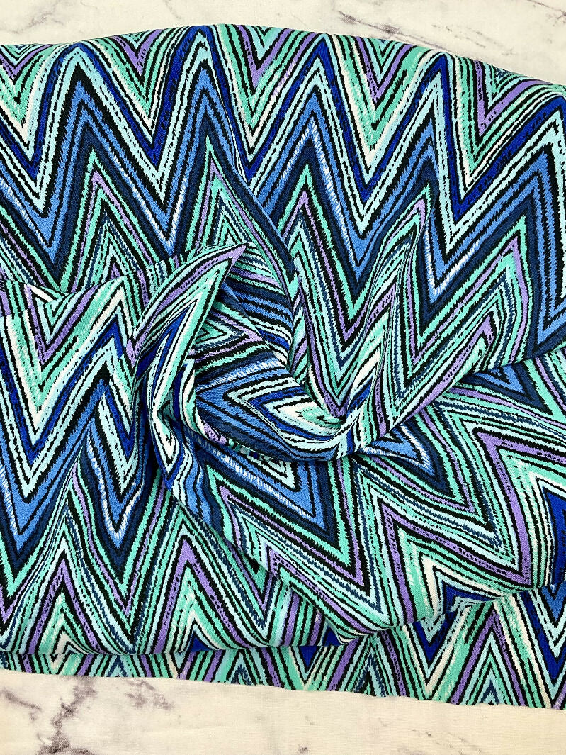 Zig Zag ITY Knit - 3/4 yd