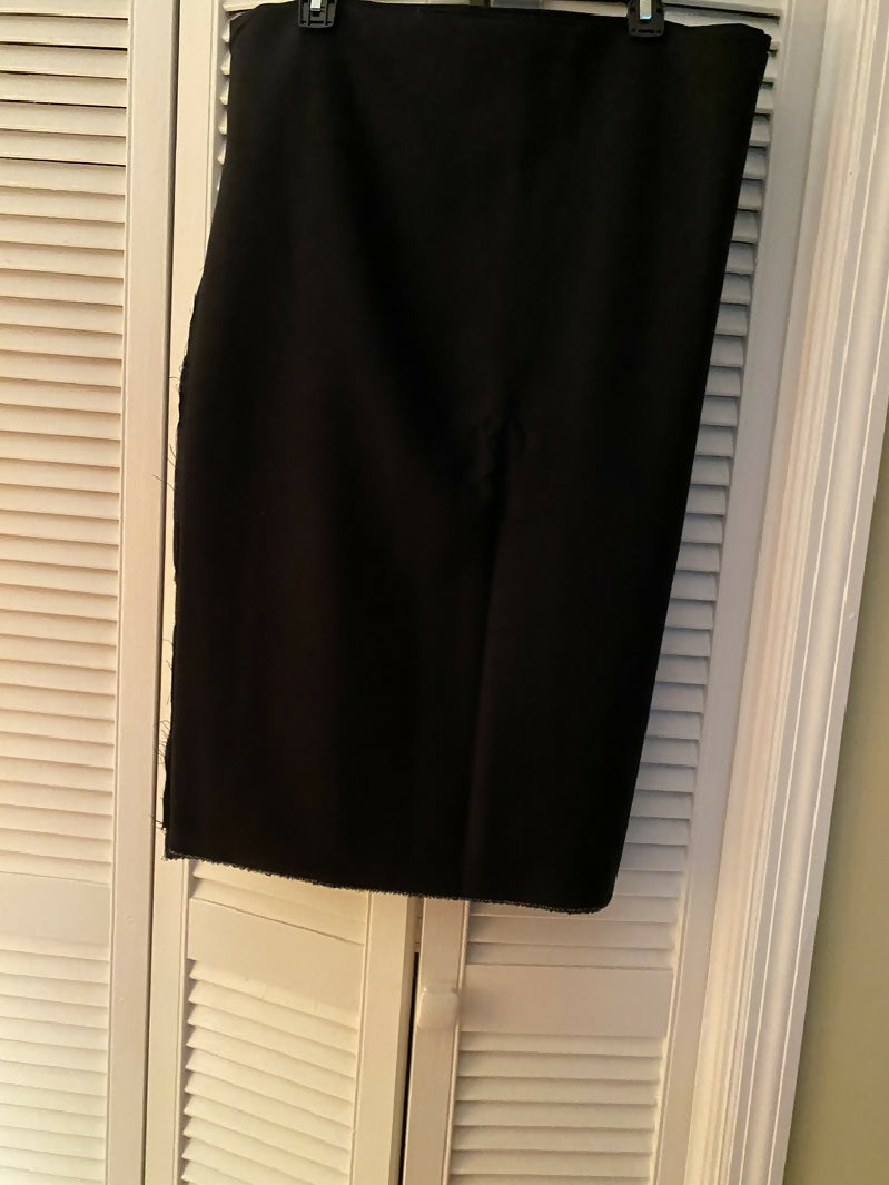 Black Polyester Crepe