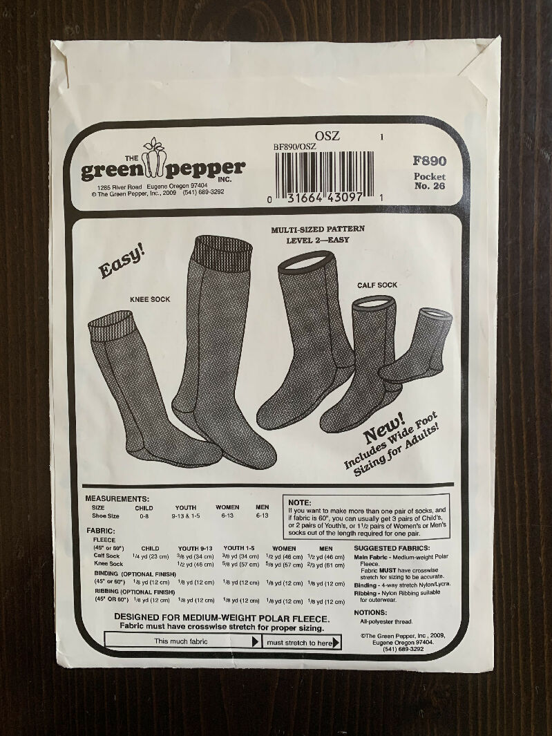 The Green Pepper F890 Polar Socks