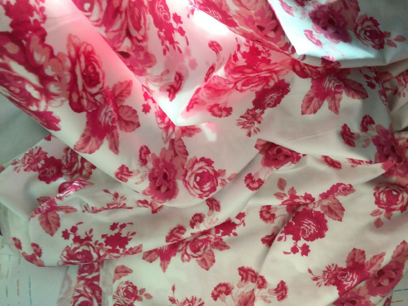athletic fabric, 3 yards X 60" Pretty flower print