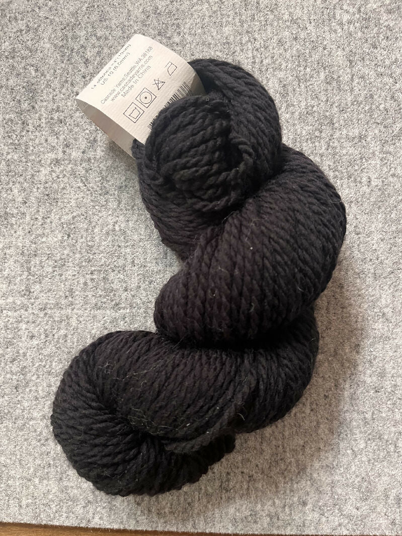 Cascade Yarns 128 Superwash 1 skein black