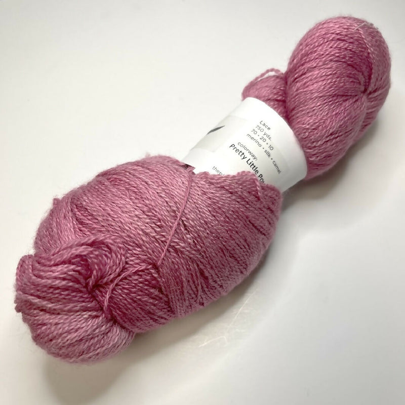 Plucky Knitter Lace Yarn in Pretty Little Pout
