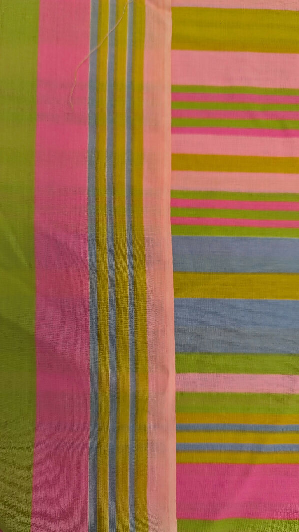 Neon Stripes Quilting Cotton Woven Fabric 45"W - 2 1/2 yds