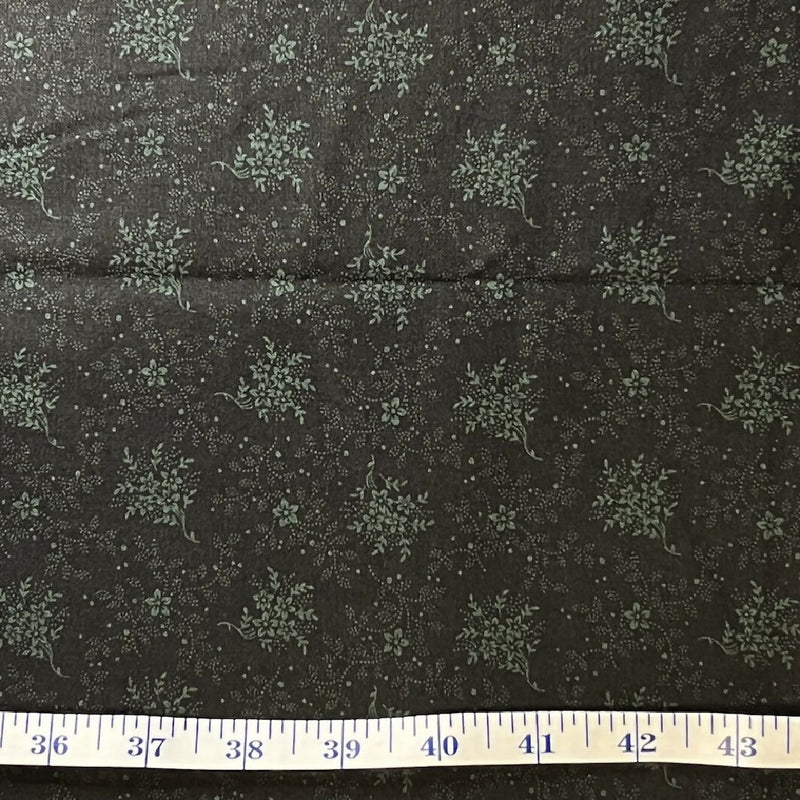 Black and Green Premium Quilting Cotton - 3 Yds