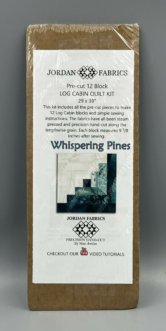 Whispering Pines Log Cabin Quilt Kit