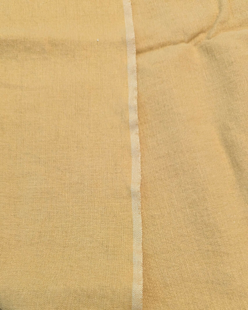 Marigold Yellow Linen Woven Fabric 50"W - 3 yds+